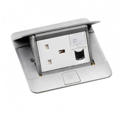 Hộp âm sàn 3M - nhôm nhám