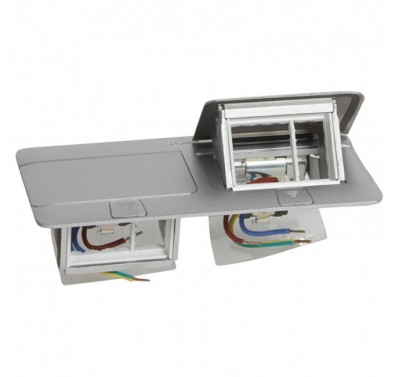 Hộp âm sàn 2x3M - nhôm nhám