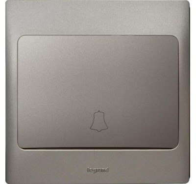 Bộ nút nhấn chuông màu Xám đen