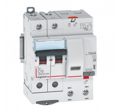 RCBO DX3 10A 10mA 10kA