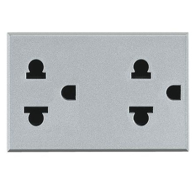 Ổ cắm chuẩn Âu Mỹ 2x2P+E 16A - 250V 