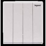 BỘ CÔNG TẮC BỐN MÀU TRẮNG