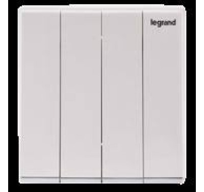 BỘ CÔNG TẮC BỐN MÀU TRẮNG