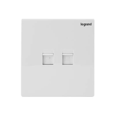 BỘ Ổ CẮM DỮ LIỆU ĐÔI MÀU TRẮNG