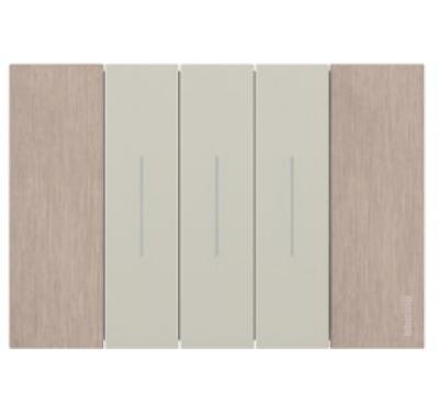 Mặt che hợp kim màu hồng phay xước