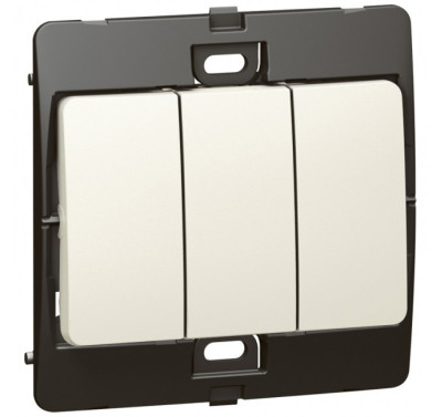 Công tắc ba 10A - 250V màu ngọc trai